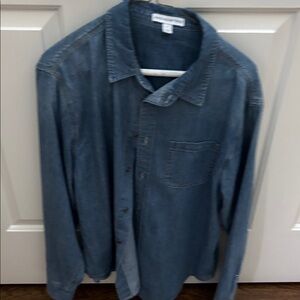 Men's Blue Denim Shirt